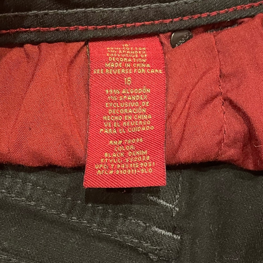 Sasson black bootcut vintage jeans 16 - Picture 5 of 5